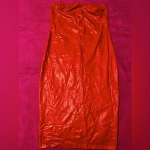 Sexy Red Pleather dress ❤️‍🔥